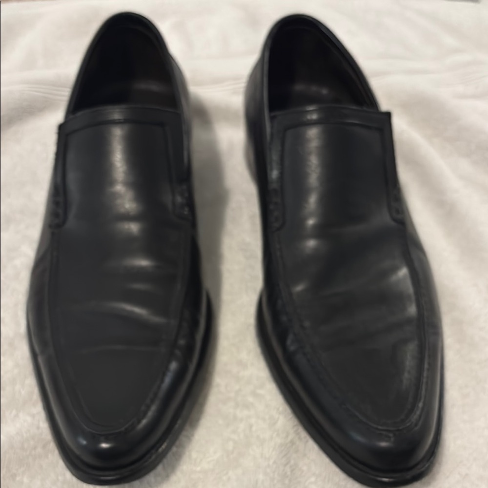 Donald J. Pliner Black Leather Men's Loafers
